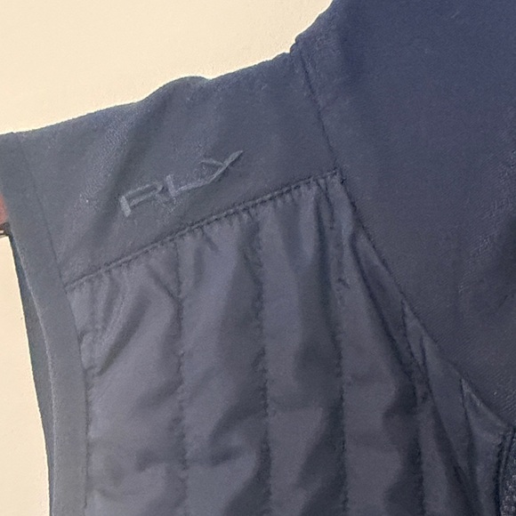 RLX Ralph Lauren Navy Quilted Zip Vest - Picture 3 of 4